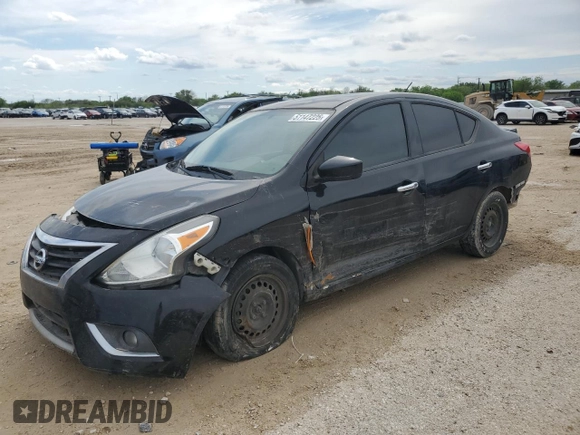 2017 Nissan Versa SV with VIN 3N1CN7AP8HL817396, listed as a Copart auction lot 51147225 with 118,177 mi miles and Salvage title. Bid and sale history available at DreamBid. Image 1.