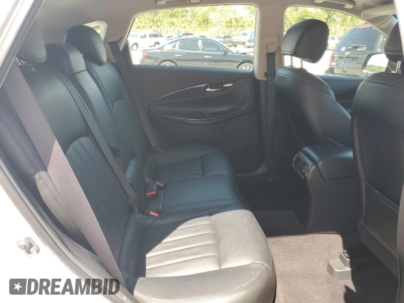 2017 Infiniti QX50 with VIN JN1BJ0RP4HM383177, listed as a Copart auction lot 53038055 with 124,707 mi miles and Salvage Title. Bid and sale history available at carsss.com. Image 11.