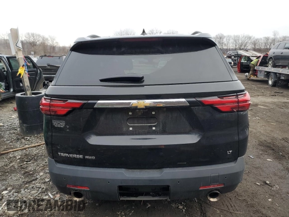 2022 Chevrolet Traverse LT Leather with VIN 1GNEVHKW2NJ192442, listed as a Copart auction lot 35933243 with 2,885 mi miles. Bid and sale history available at carsss.com. Image 6.