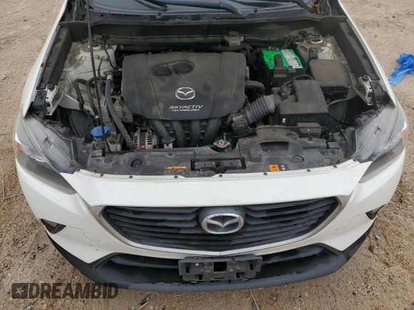 2017 Mazda CX-3 Sport with VIN JM1DKDB7XH0154076, listed as a Copart auction lot 86657104 with 87,655 mi miles and Salvage Title. Bid and sale history available at carsss.com. Image 12.