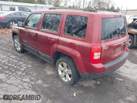 2013 Jeep Patriot Latitude with VIN 1C4NJPFA3DD237804, listed as a IAAI auction lot 41876591 with 73,852 mi miles. Bid and sale history available at carsss.com. Image 3.
