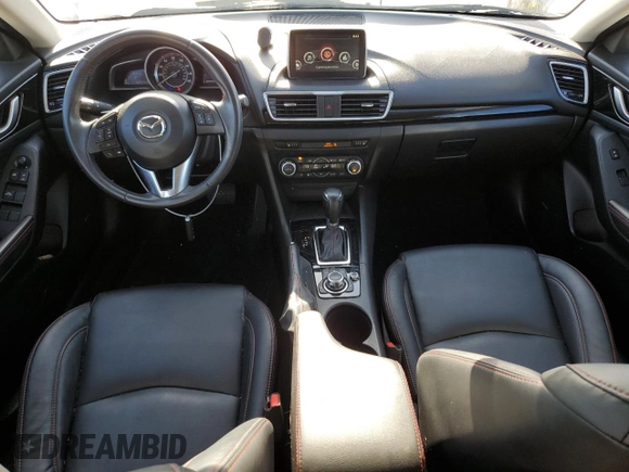 2015 Mazda 3 i Grand Touring z VIN JM1BM1M70F1260802, wystawiony jako Copart lot #60662705 z przebiegiem 89 974 mil mil oraz Szkoda całkowita • Salvage title. Historia ofert i sprzedaży dostępna na DreamBid. Obrazek 8.