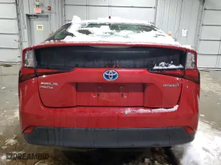 2022 Toyota Prius LE with VIN JTDL9MFU6N3040772, listed as a Copart auction lot 84241014 with 22,377 mi miles and Salvage Title. Bid and sale history available at carsss.com. Image 6.