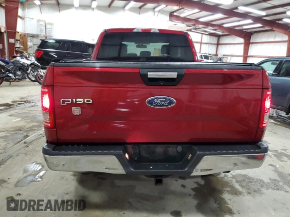 2016 Ford F-150 XLT with VIN 1FTEX1EP4GFD30230, listed as a Copart auction lot 52108375 with 124,026 mi miles and Salvage Title. Bid and sale history available at carsss.com. Image 6.
