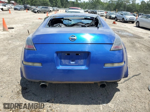 2005 Nissan 350Z Touring with VIN JN1AZ34E45M651037, listed as a Copart auction lot 60239124 with Not Provided miles and Salvage Title. Bid and sale history available at carsss.com. Image 6.