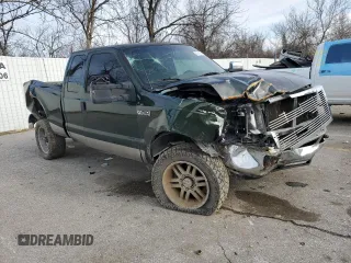 1999 Ford F-250 XL with VIN 1FTNX21F1XEC66642, listed as a Copart auction lot 43719795 with 243,637 mi miles and Salvage title. Bid and sale history available at DreamBid. Image 4.