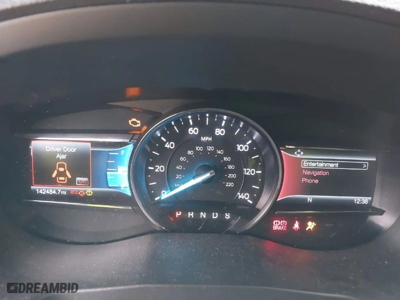 2018 Ford Explorer Limited with VIN 1FM5K8F81JGB45225, listed as a IAAI auction lot 41697298 with 142,484 mi miles. Bid and sale history available at carsss.com. Image 7.