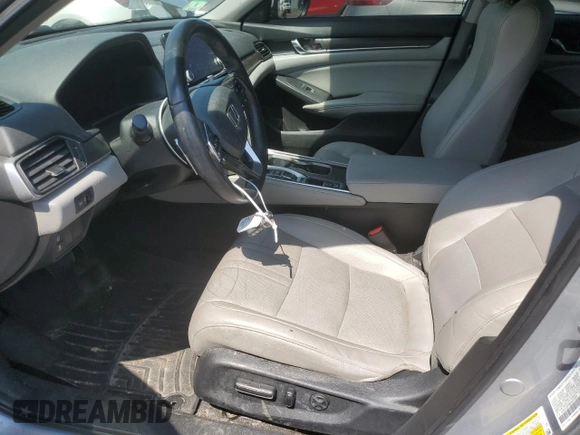 2019 Honda Accord EX-L with VIN 1HGCV2F58KA013235, listed as a Copart auction lot 63092455 with 104,877 mi miles and Salvage title. Bid and sale history available at DreamBid. Image 7.