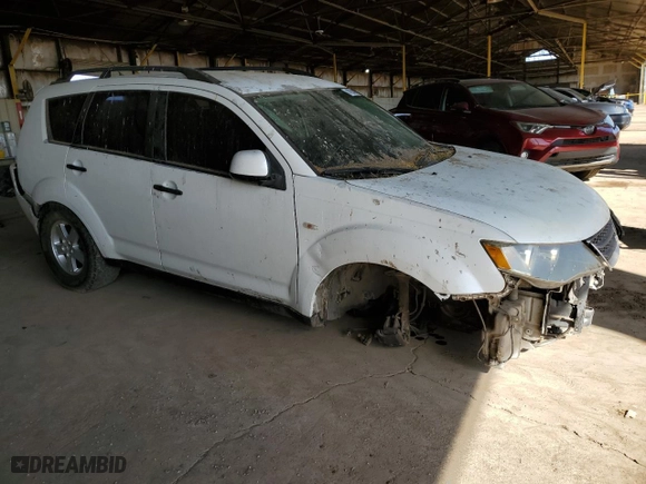 2007 Mitsubishi Outlander LS with VIN JA4MT31X07U016265, listed as a Copart auction lot 47284355 with 201,079 mi miles and Salvage Title. Bid and sale history available at carsss.com. Image 4.