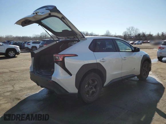 2023 Toyota bZ4X XLE with VIN JTMABABA9PA024814, listed as a Copart auction lot 48112065 with 13,588 mi miles and Salvage Title. Bid and sale history available at DreamBid. Image 3.
