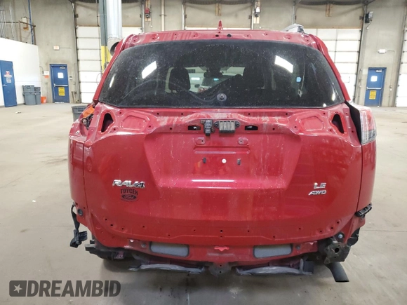 2017 Toyota RAV4 LE with VIN 2T3BFREV1HW574145, listed as a Copart auction lot 53735635 with 79,688 mi miles and Salvage Title. Bid and sale history available at DreamBid. Image 6.