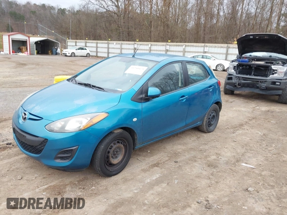 2012 Mazda 2 Sport with VIN JM1DE1KZ2C0138163, listed as a IAAI auction lot 41230479 with 223,440 mi miles. Bid and sale history available at carsss.com. Image 2.