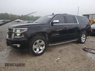 2015 Chevrolet Suburban LTZ with VIN 1GNSKKKC5FR215102, listed as a Copart auction lot 48159105 with 172,598 mi miles and Clean Title. Bid and sale history available at carsss.com. Image 1.
