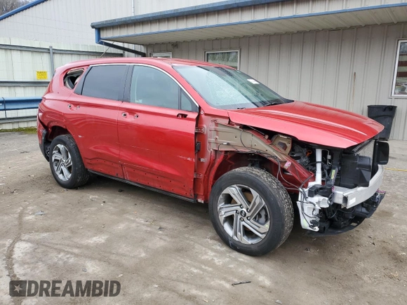 2022 Hyundai Santa Fe SE with VIN 5NMS1DAJ8NH381222, listed as a Copart auction lot 40746494 with 28,648 mi miles and . Bid and sale history available at DreamBid. Image 4.