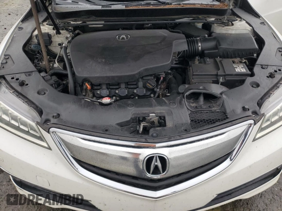 2015 Acura TLX Advance with VIN 19UUB2F79FA017945, listed as a Copart auction lot 58171225 with 210,318 mi miles and Salvage title. Bid and sale history available at DreamBid. Image 11.