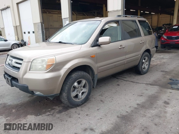 2006 Honda Pilot EX-L with VIN 2HKYF18516H528116, listed as a IAAI auction lot 41782324 with 245,280 mi miles and . Bid and sale history available at DreamBid. Image 17.