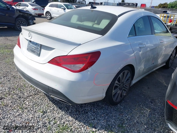 2018 Mercedes-Benz CLA with VIN WDDSJ4EB7JN657086, listed as a IAAI auction lot 41865665 with 36,178 mi miles. Bid and sale history available at carsss.com. Image 4.