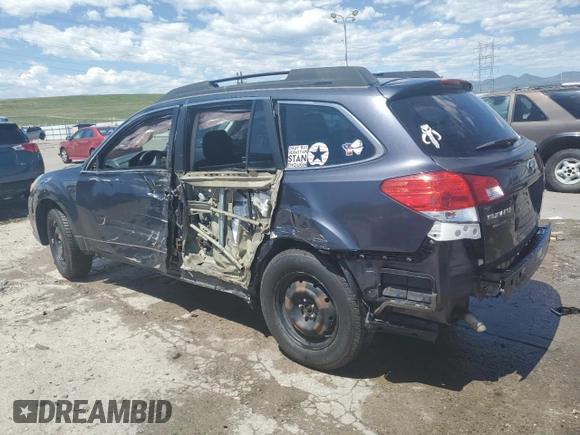 2012 Subaru Outback 2.5i z VIN 4S4BRCAC1C1247255, wystawiony jako Copart lot #60322045 z przebiegiem 182 627 mil mil oraz Szkoda całkowita • Salvage title. Historia ofert i sprzedaży dostępna na DreamBid. Obrazek 2.