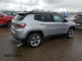 2021 Jeep Compass Limited with VIN 3C4NJDCB6MT515780, listed as a Copart auction lot 49820575 with 45,474 mi miles and Salvage Title. Bid and sale history available at carsss.com. Image 3.