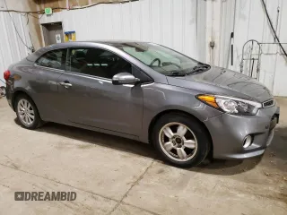 2016 Kia Forte EX with VIN KNAFX6A81G5649992, listed as a Copart auction lot 54097445 with 55,450 mi miles and Clean Title. Bid and sale history available at DreamBid. Image 4.