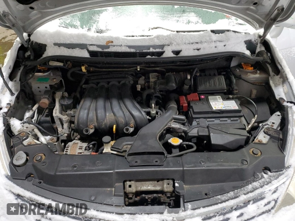 2007 Nissan Versa 1.8 S with VIN 3N1BC13E77L450063, listed as a Copart auction lot 42299135 with 81,821 mi miles and Salvage Title. Bid and sale history available at carsss.com. Image 11.