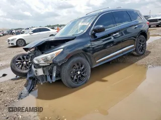 2014 Infiniti QX60 with VIN 5N1AL0MN1EC528066, listed as a Copart auction lot 60283295 with 118,292 mi miles and Salvage title. Bid and sale history available at DreamBid. Image 1.