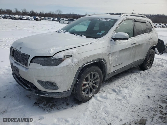 2019 Jeep Cherokee Latitude Plus with VIN 1C4PJLLB4KD383978, listed as a Copart auction lot 45982555 with 88,501 mi miles and Salvage Title. Bid and sale history available at carsss.com. Image 1.