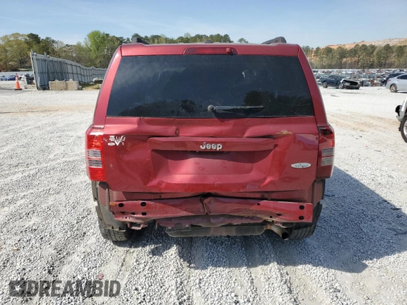 2014 Jeep Patriot Latitude with VIN 1C4NJPFA0ED856877, listed as a Copart auction lot 50406735 with 154,788 mi miles and Salvage Title. Bid and sale history available at carsss.com. Image 6.