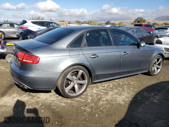 2012 Audi S4 Prestige with VIN WAUKGAFL4CA069216, listed as a Copart auction lot 78784664 with 131,106 mi miles and Salvage Title. Bid and sale history available at carsss.com. Image 3.