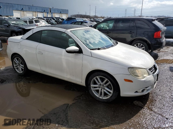 2009 Volkswagen Eos Lux с VIN WVWFA71F39V011612, выставлен на аукционе Copart как лот 48018605 с пробегом 127 549 миль миль и Списание • Salvage title. История ставок и продаж доступна на DreamBid. Изображение 4.