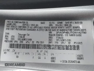 2016 Ford Fiesta SE with VIN 3FADP4BJ7GM142790, listed as a IAAI auction lot 41867965 with 108,979 mi miles. Bid and sale history available at carsss.com. Image 9.