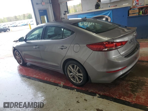 2018 Hyundai Elantra SEL with VIN 5NPD84LF4JH246099, listed as a Copart auction lot 55792465 with 59,214 mi miles and Salvage Title. Bid and sale history available at DreamBid. Image 2.