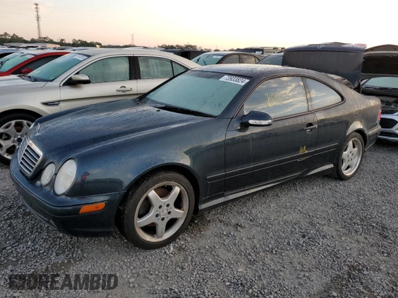 2002 Mercedes-Benz CLK 320/430 with VIN WDBLJ70G12F198831, listed as a Copart auction lot 73933824 with Not Provided miles and Salvage Title. Bid and sale history available at DreamBid. Image 1.