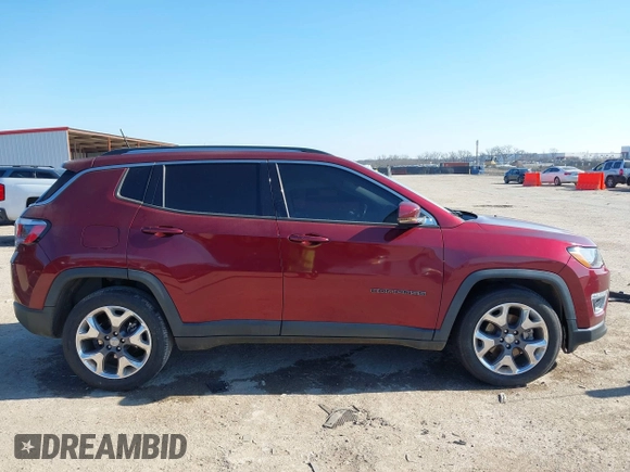 2021 Jeep Compass Limited with VIN 3C4NJCCBXMT531362, listed as a IAAI auction lot 41239488 with 88,893 mi miles. Bid and sale history available at carsss.com. Image 14.