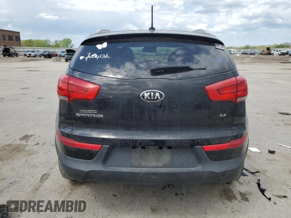 2016 Kia Sportage EX with VIN KNDPC3AC8G7860293, listed as a Copart auction lot 54138595 with 115,060 mi miles and Salvage title. Bid and sale history available at DreamBid. Image 6.
