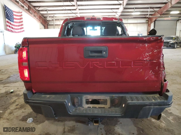 2021 Chevrolet Colorado 4WD ZR2 with VIN 1GCPTEE13M1140306, listed as a Copart auction lot 74315534 with 77,737 mi miles and Salvage Title. Bid and sale history available at carsss.com. Image 6.
