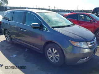 2016 Honda Odyssey EX-L with VIN 5FNRL5H64GB119217, listed as a IAAI auction lot 41856293 with 65,298 mi miles. Bid and sale history available at carsss.com. Image 1.