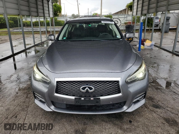 2017 Infiniti Q50 Signature Edition z VIN JN1EV7AR0HM834855, wystawiony jako Copart lot #59423175 z przebiegiem 66 256 mil mil oraz Szkoda całkowita • Salvage title. Historia ofert i sprzedaży dostępna na DreamBid. Obrazek 5.