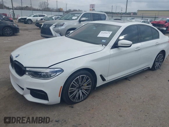 2017 BMW 5 Series 540i with VIN WBAJE5C3XHG913955, listed as a IAAI auction lot 41499473 with 107,227 mi miles and . Bid and sale history available at carsss.com. Image 17.