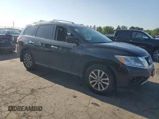 2016 Nissan Pathfinder Platinum with VIN 5N1AR2MM4GC658699, listed as a Copart auction lot 61581475 with 89,985 mi miles and Salvage title. Bid and sale history available at DreamBid. Image 4.