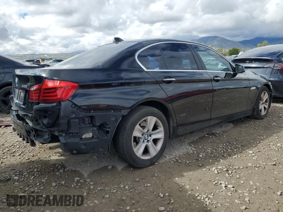 2011 BMW 5 Series 528i with VIN WBAFR1C53BC736751, listed as a Copart auction lot 54862565 with 154,809 mi miles and Clean Title. Bid and sale history available at carsss.com. Image 3.