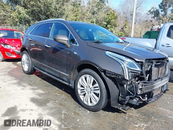 2019 Cadillac XT5 Premium Luxury FWD with VIN 1GYKNERS7KZ145993, listed as a IAAI auction lot 41619112 with 81,435 mi miles and . Bid and sale history available at DreamBid. Image 1.