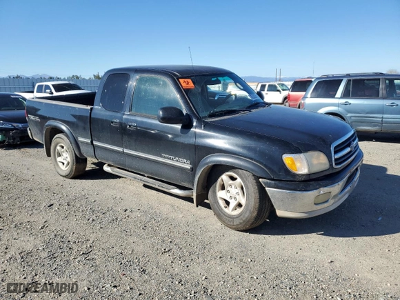 2001 Toyota Tundra Ltd with VIN 5TBBT48111S194257, listed as a Copart auction lot 45520555 with 318,665 mi miles and Salvage Title. Bid and sale history available at carsss.com. Image 4.