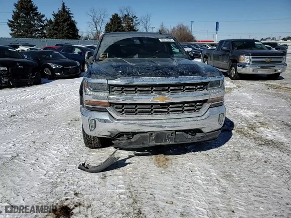2018 Chevrolet Silverado 1500 LT with VIN 3GCUKREC7JG366537, listed as a Copart auction lot 46278245 with 0 mi miles and Salvage Title. Bid and sale history available at carsss.com. Image 11.