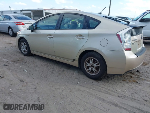 2010 Toyota Prius II with VIN JTDKN3DU0A0140091, listed as a IAAI auction lot 41712626 with 1 mi miles. Bid and sale history available at carsss.com. Image 3.