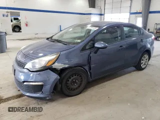 2016 Kia Rio LX with VIN KNADM4A38G6680613, listed as a Copart auction lot 47781925 with 98,531 mi miles and Salvage Title. Bid and sale history available at carsss.com. Image 1.