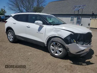 2020 Chevrolet Blazer LT with VIN 3GNKBHRS8LS616636, listed as a Copart auction lot 56237955 with 115,118 mi miles and Non repairable. Bid and sale history available at DreamBid. Image 4.