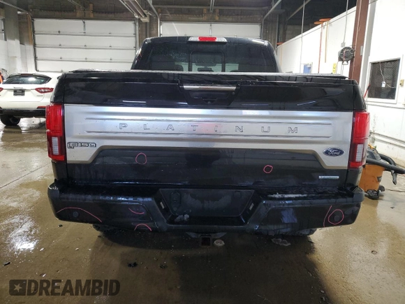 2019 Ford F-150 XL with VIN 1FTEW1E49KFA35982, listed as a Copart auction lot 42703425 with 49,189 mi miles and Salvage Title. Bid and sale history available at carsss.com. Image 6.