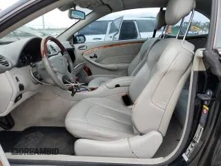 2004 Mercedes-Benz CLK 320 with VIN WDBTK65G44T027298, listed as a Copart auction lot 78104464 with 125,052 mi miles and Salvage Title. Bid and sale history available at DreamBid. Image 7.