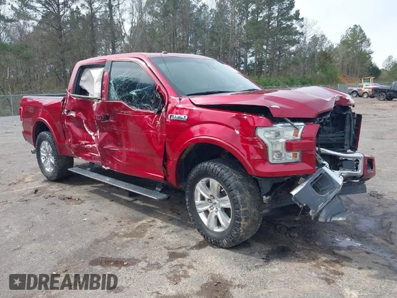 2017 Ford F-150 XL with VIN 1FTEW1EF2HFA96889, listed as a IAAI auction lot 41740720 with 78,543 mi miles. Bid and sale history available at carsss.com. Image 1.